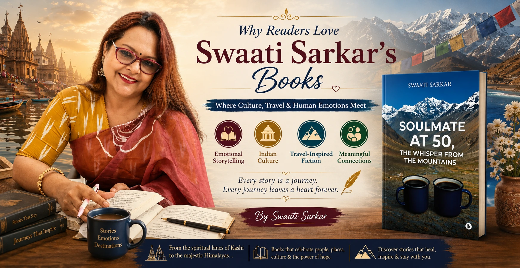 Why Readers Love Swaati Sarkar’s Books: Where Culture, Travel & Human Emotions Meet